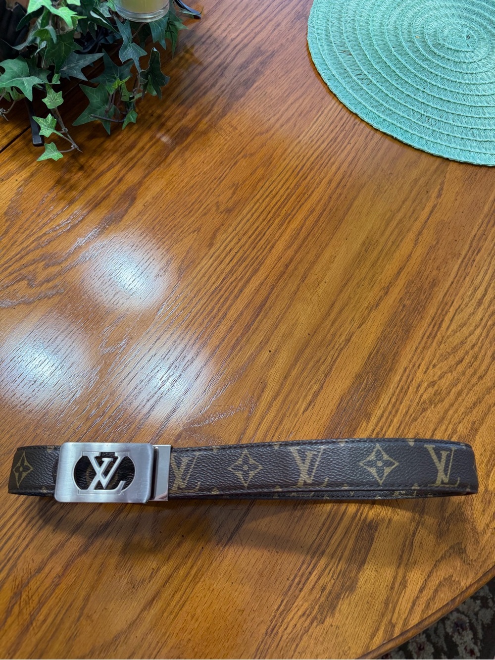 Designer Belt sz 48. To the first hole 42 unisex - Picture 4 of 11